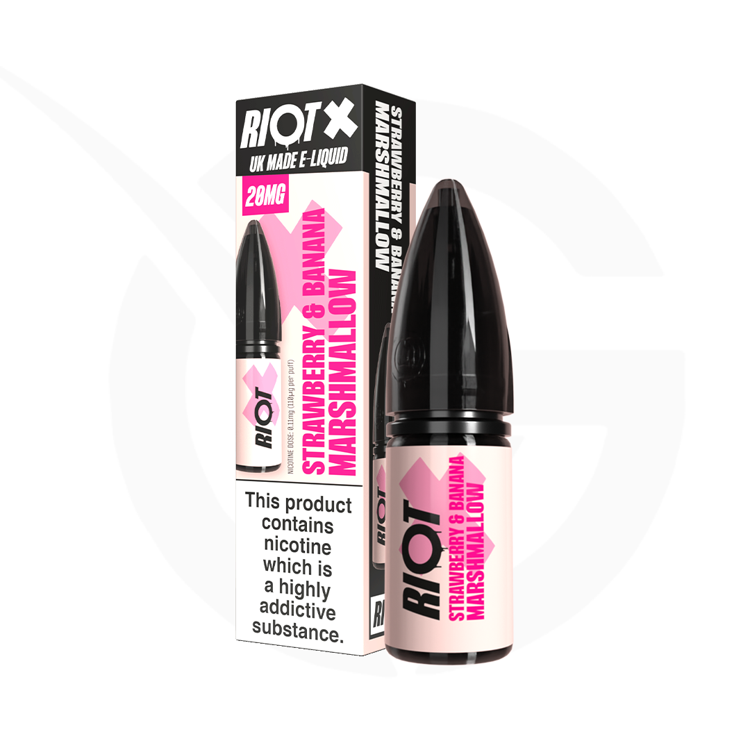 Riot Squad Nic Salt Strawberry Banana Marshmallow UK