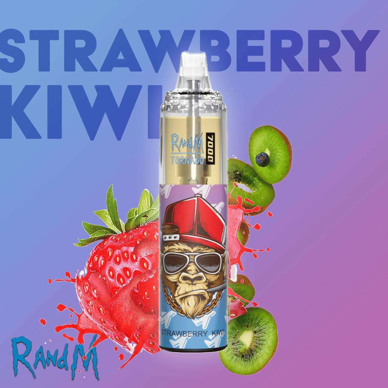 R&M Tornado Strawberry kiwi 7000 Puffs - Vape 7 Store