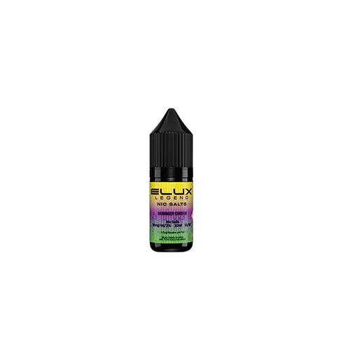 Elux Legend Nic Salt Summer Dream 10ml 20mg e-liquid bottle warm tropical mystery