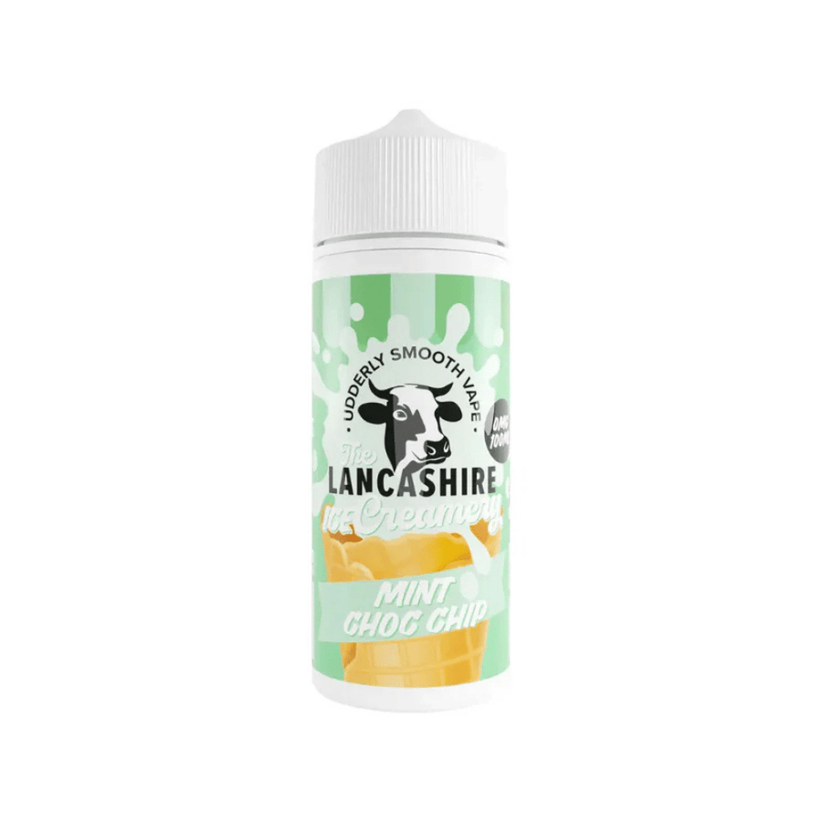 Lancashire Creamery 100ml Shortfill Mint Choc Chip shortfill e-liquid