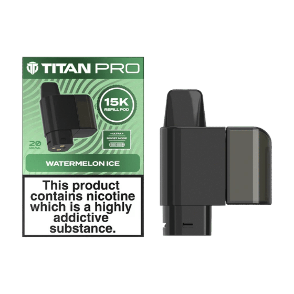 Titan Pro 15K Watermelon Ice prefilled pod vape kit