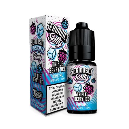 Seriously Nic Salt Triple Berry Ice Fusionz Salty nic salt e-liquid