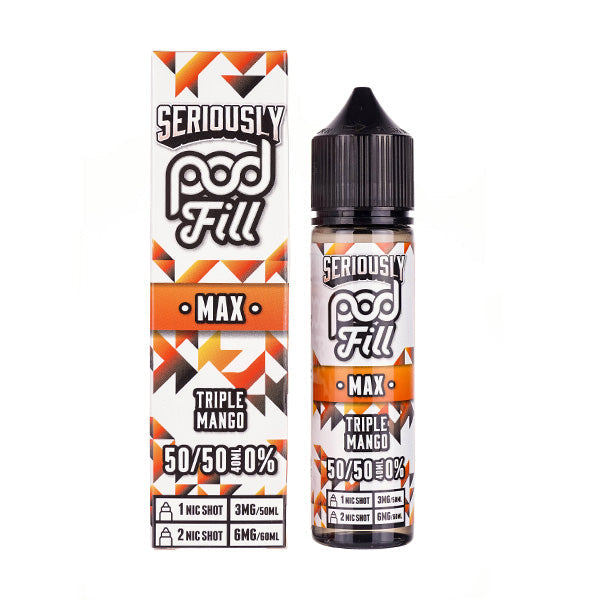 Seriously 50ml Shortfill Triple Mango Max shortfill e-liquid