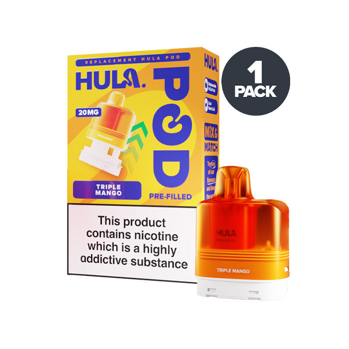 Hula Pods Triple Mango prefilled pod vape kit