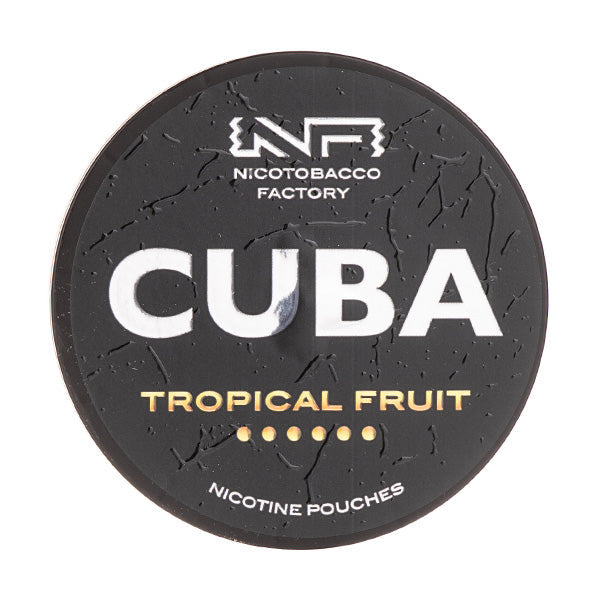 Cuba Nicotine Pouches Tropical Fruit Black nicotine pouches