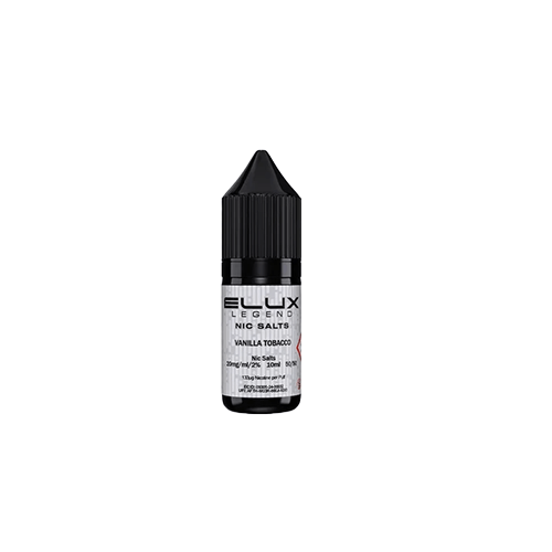Elux Legend Nic Salt Vanilla Tobacco 10ml 20mg e-liquid warm tobacco sweet vanilla