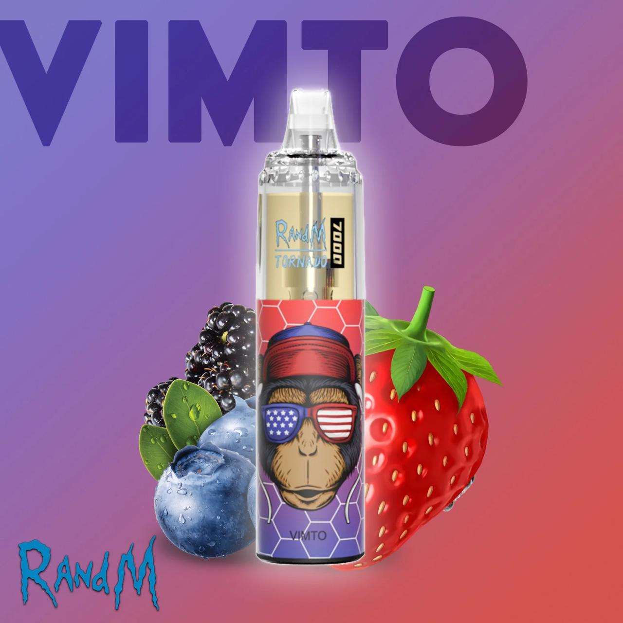 R&M 7000 Puffs Vimto  - Vape 7 Store