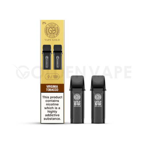 Gold Bar Reload Pods Virginia Tobacco prefilled pod vape kit
