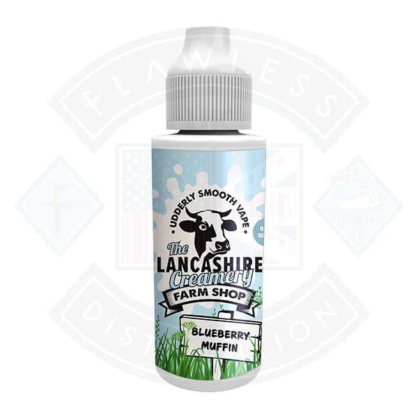 Lancashire Creamery 100ml Shortfill Blueberry Muffin shortfill e-liquid