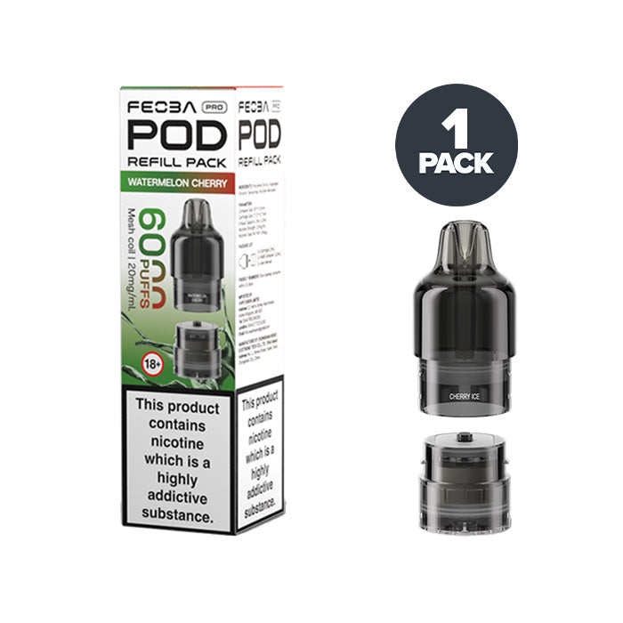Feoba Pro 6000 Watermelon Cherry prefilled pod vape kit