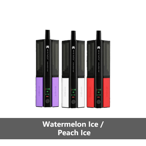 Hayati Shisha 30K Watermelon Ice Peach Ice dual ice flavour rechargeable pod kit