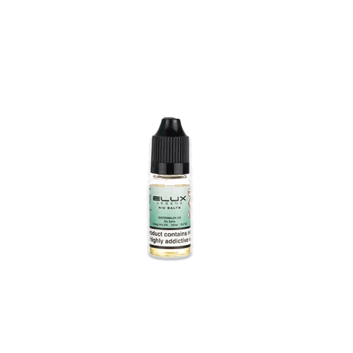 Elux Nic Salt Watermelon Ice 10ml 20mg e-liquid UK's #2 flavour clean melon menthol