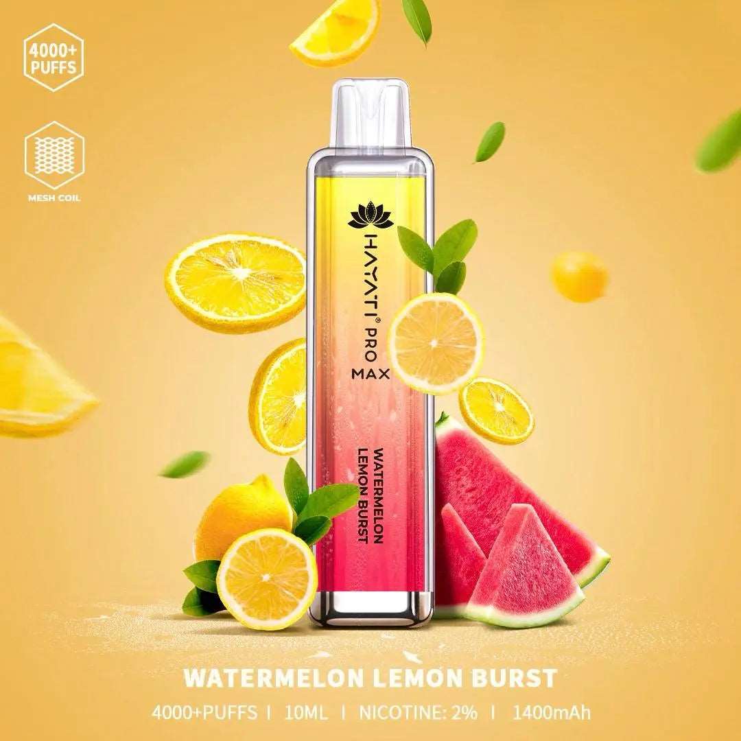 Hayati pro max Watermelon Lemon Burst 4000 Puffs - Vape 7 Store