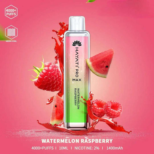 Hayati pro max Watermelon Raspberry 4000 Puffs - Vape 7 Store