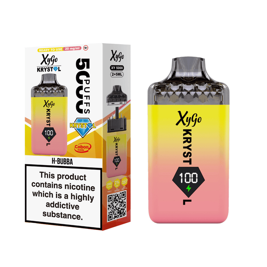XYGO Krystal 5000 H-Bubba prefilled pod vape kit