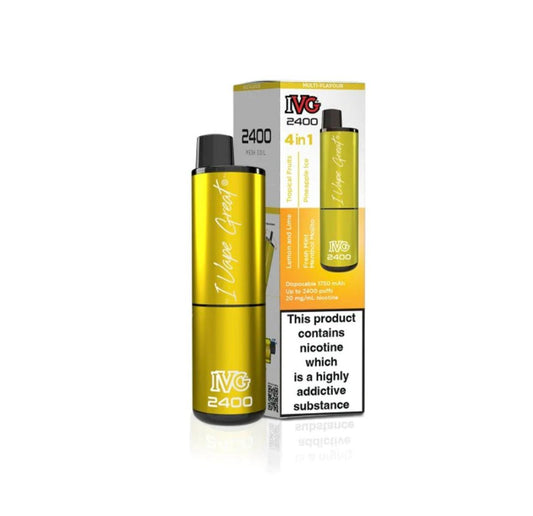 IVG 4in1 Yellow Edition (4 in 1) 2400 Puffs - Vape 7 Store