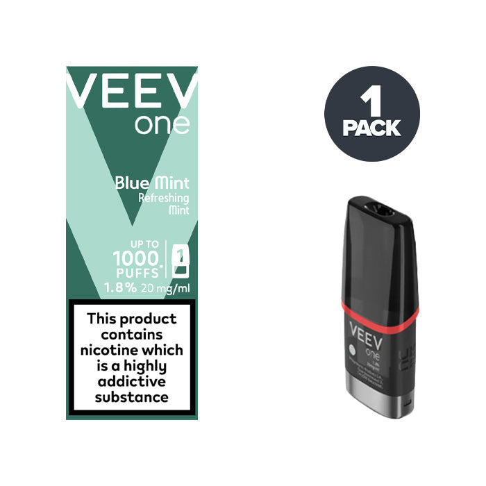 VEEV One Blue Mint Single prefilled pod vape kit