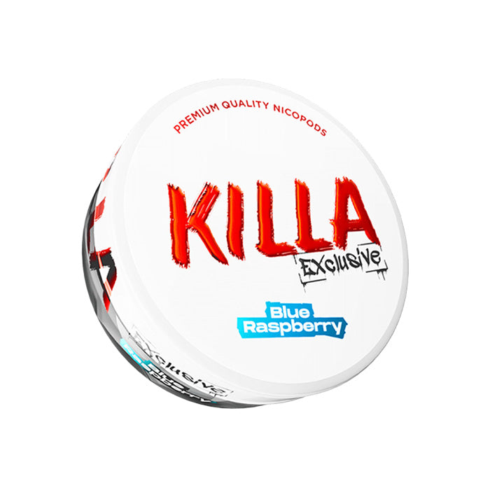 Killa Nicotine Pouches Blue Raspberry Exclusive UK