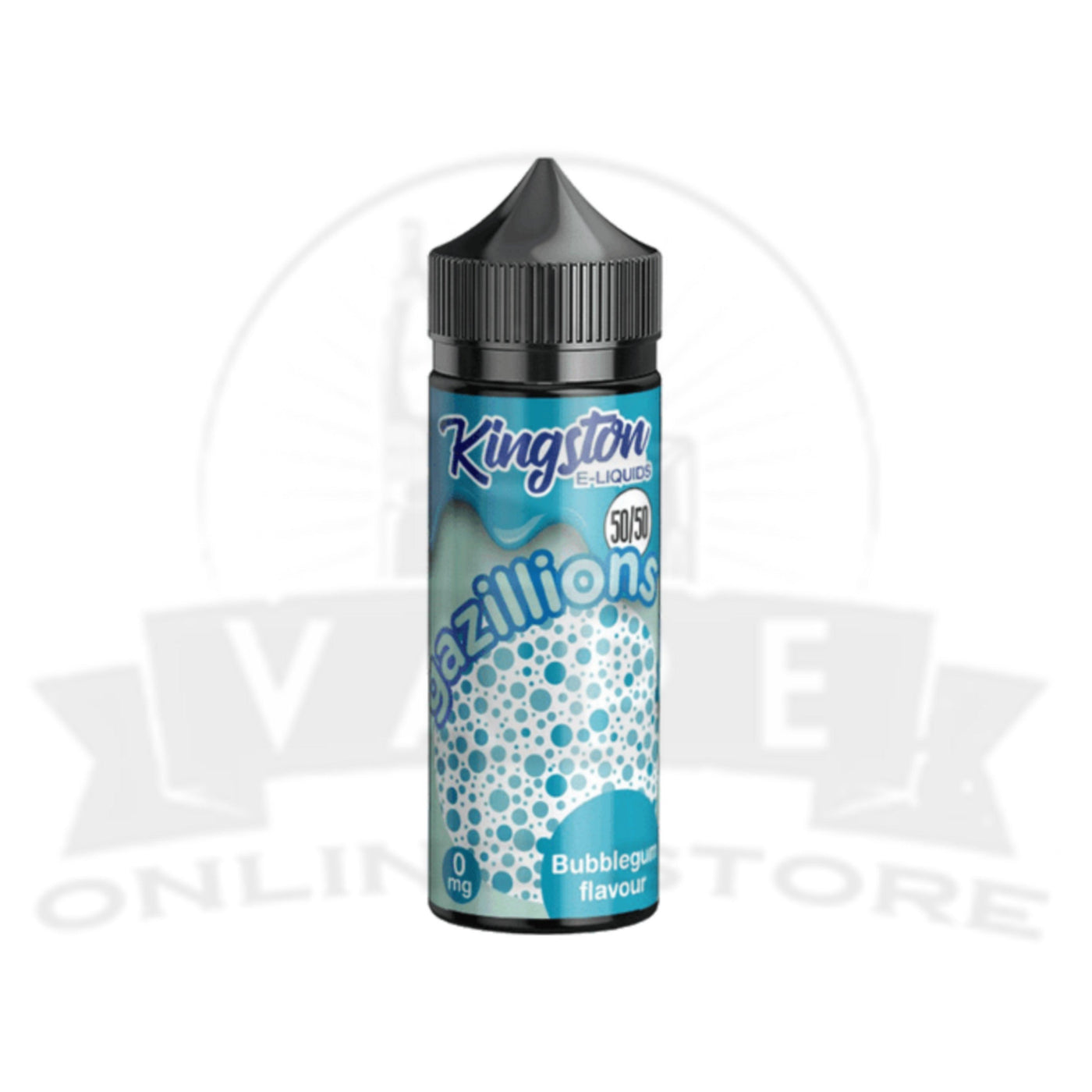 Kingston 100ml Shortfill Bubblegum Gazillions Range shortfill e-liquid