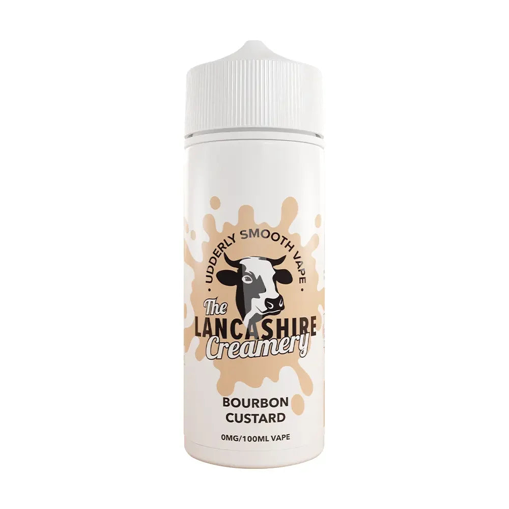 Lancashire Creamery 100ml Shortfill Bourbon Custard shortfill e-liquid