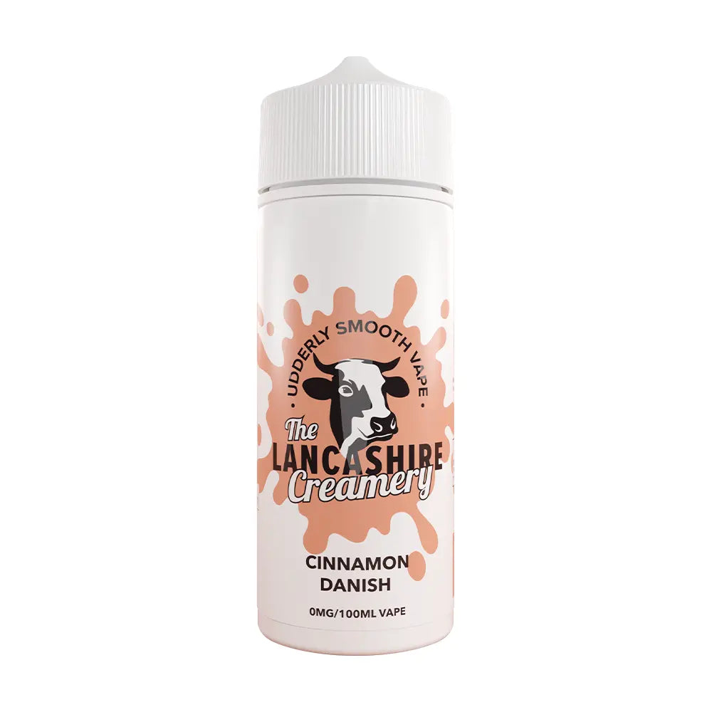 Lancashire Creamery 100ml Shortfill Cinnamon Danish shortfill e-liquid