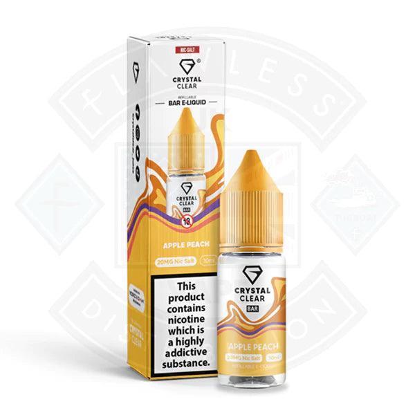 Crystal Clear Nic Salt Apple Peach UK