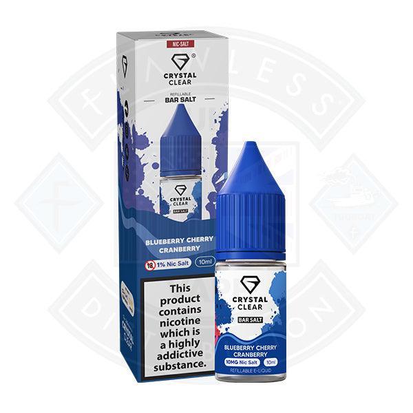 Crystal Clear Nic Salt Blueberry Cherry Cranberry UK