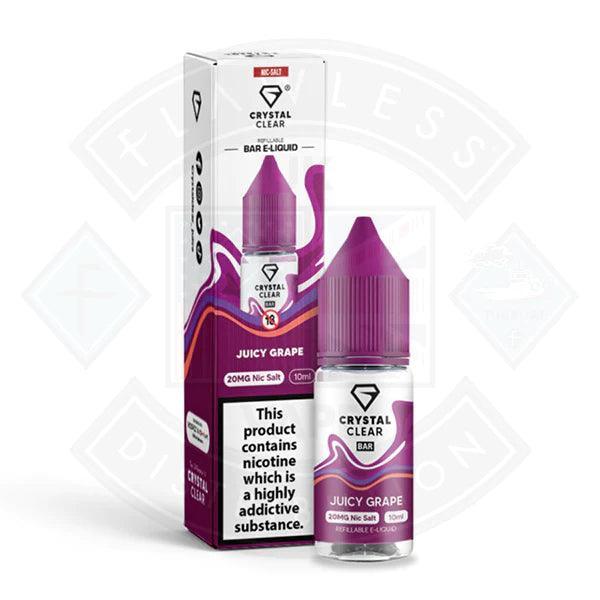 Crystal Clear Nic Salt Juicy Grape UK