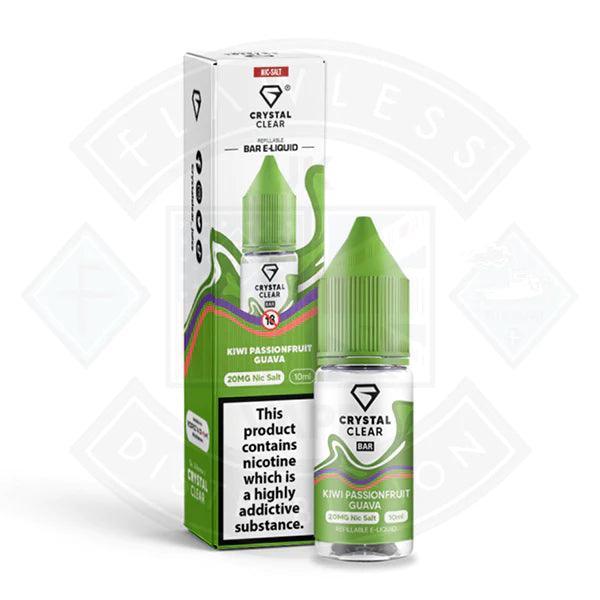 Crystal Clear Nic Salt Kiwi Passion Guava UK