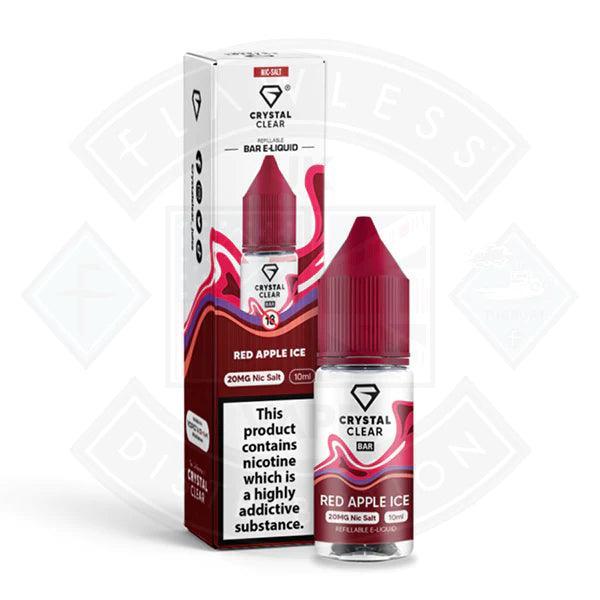 Crystal Clear Nic Salt Red Apple Ice UK