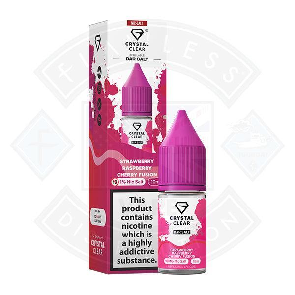 Crystal Clear Nic Salt Strawberry Raspberry Cherry Fusion UK