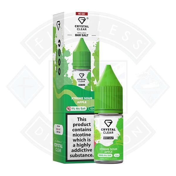 Crystal Clear Nic Salt Xtreme Sour Apple UK