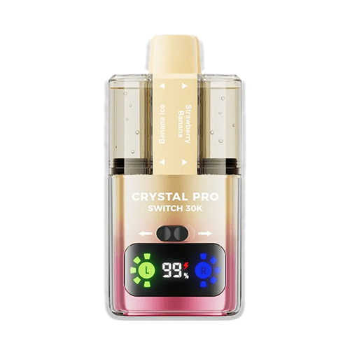 Crystal Pro Switch 30K Banana Ice Strawberry Banana dual flavour rechargeable pod kit
