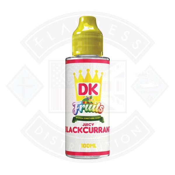 Donut King 100ml Shortfill Fruits Juicy Blackcurrant shortfill e-liquid