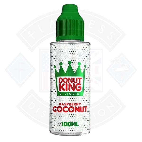 Donut King 100ml Shortfill Raspberry Coconut shortfill e-liquid