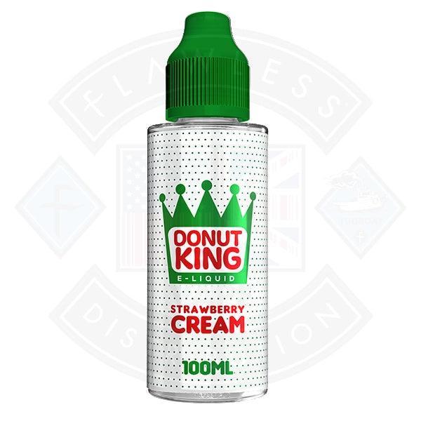 Donut King 100ml Shortfill Strawberry Cream shortfill e-liquid