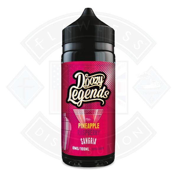 Doozy Vape Co 100ml Shortfill Pineapple Raspberry Sangria shortfill e-liquid