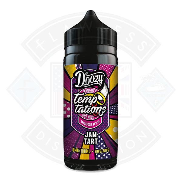 Doozy Vape Co 100ml Shortfill Temptations- Jam Tart shortfill e-liquid