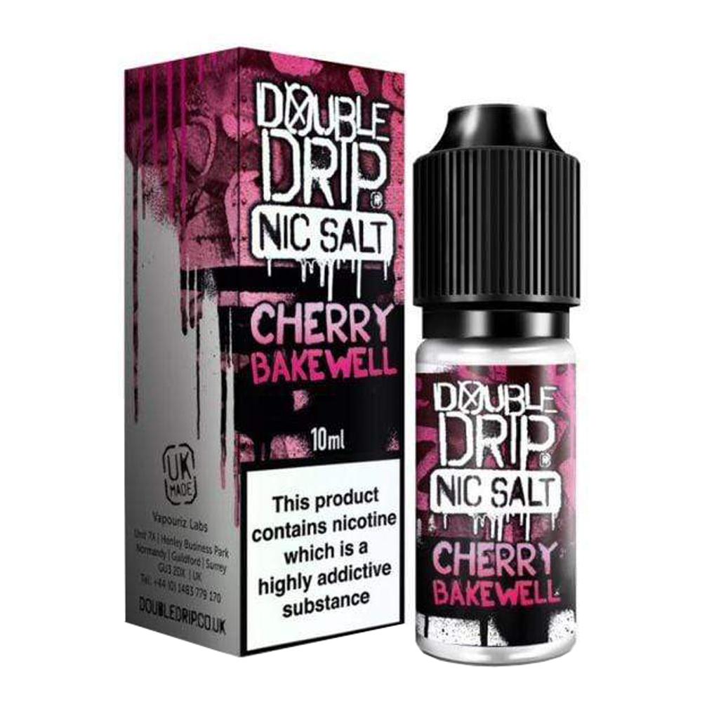 Double Drip Nic Salt Cherry Bakewell UK
