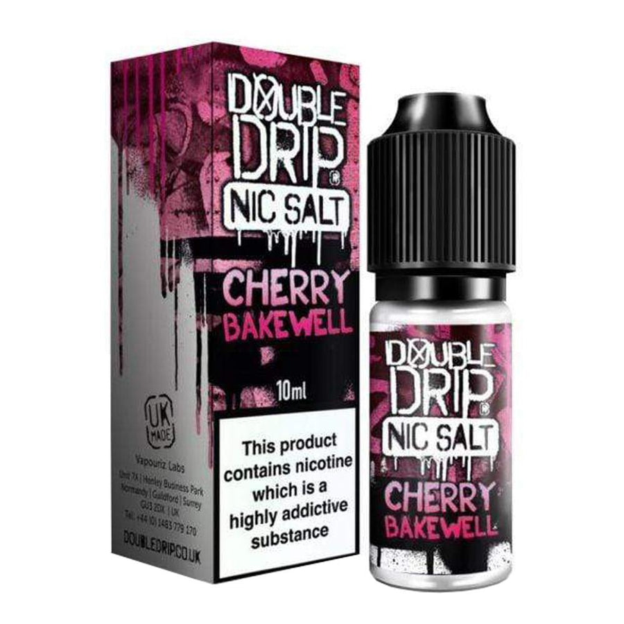 Double Drip Nic Salt Cherry Bakewell UK