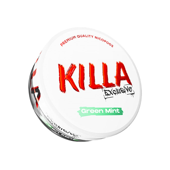 Killa Nicotine Pouches Green Mint Exclusive UK
