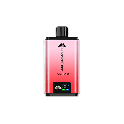 Hayati Pro Ultra Plus 25000 Puffs H Bubba rechargeable pod kit with pink candy design