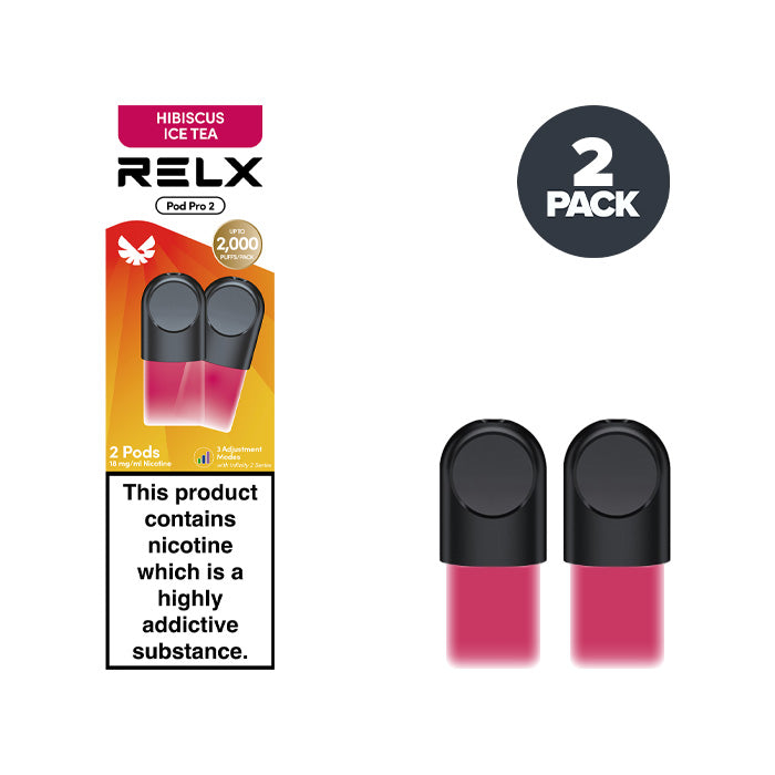 RELX Pods Hibiscus Ice Tea Pro prefilled pod vape kit