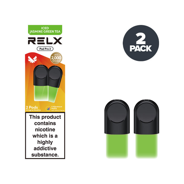 RELX Pods Iced Jasmine Green Tea Pro prefilled pod vape kit