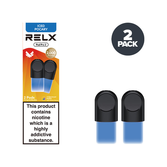 RELX Pods Iced Pocary Pro prefilled pod vape kit