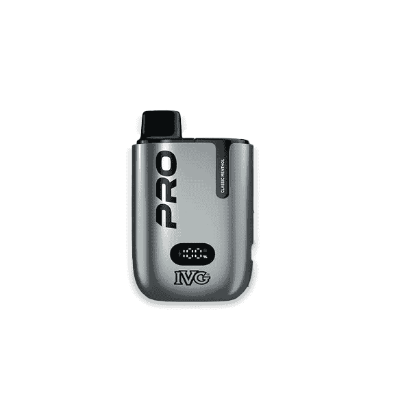 IVG Pro 10000 Classic Menthol 10K puff pure cold menthol premium rechargeable pod kit