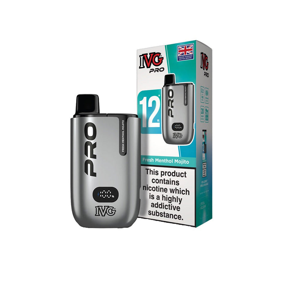 IVG Pro 12 Fresh Menthol Mojito prefilled pod vape kit