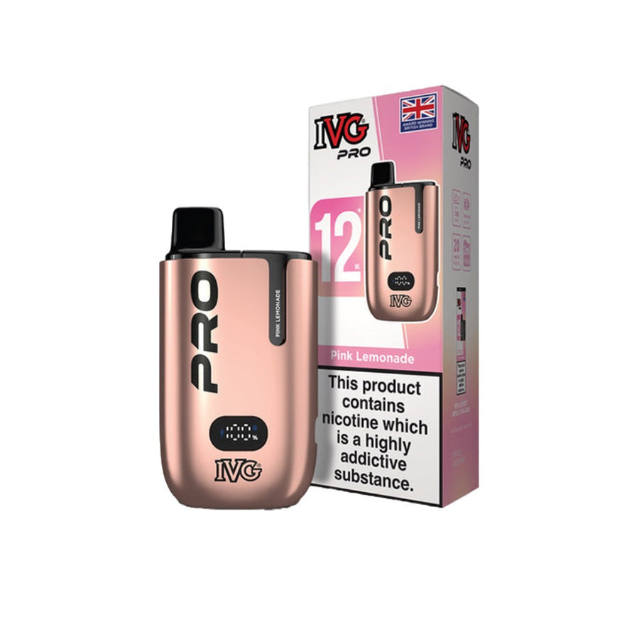 IVG Pro 12 Pink Lemonade prefilled pod vape kit