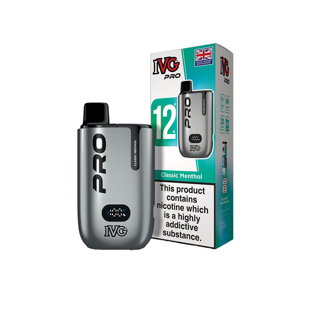 IVG Pro 12 Classic Menthol prefilled pod vape kit