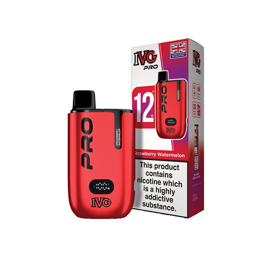 IVG Pro 12 Strawberry Watermelon prefilled pod vape kit